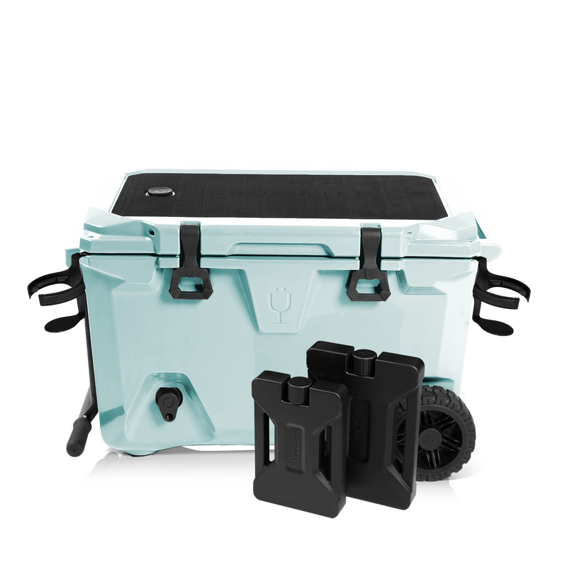 BrüTank 55-Quart Double Drink Holder Cooler Bundle | Blue Agave