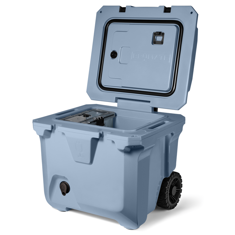 BrüTank 35-Quart Rolling Cooler | Denim