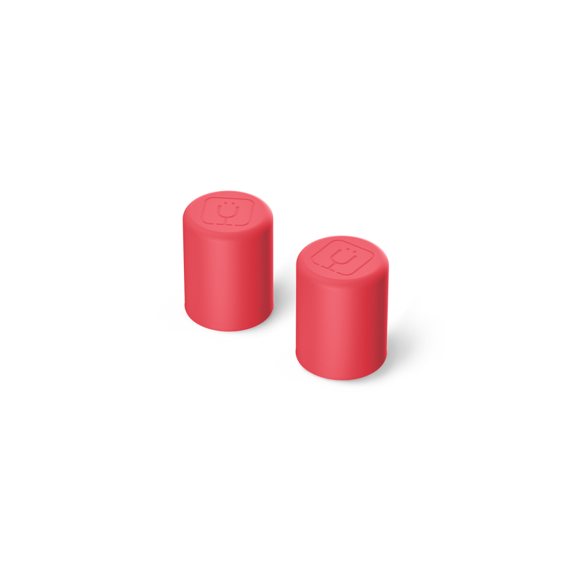 Magnetic Straw Cover | Coral | 2-Pack
