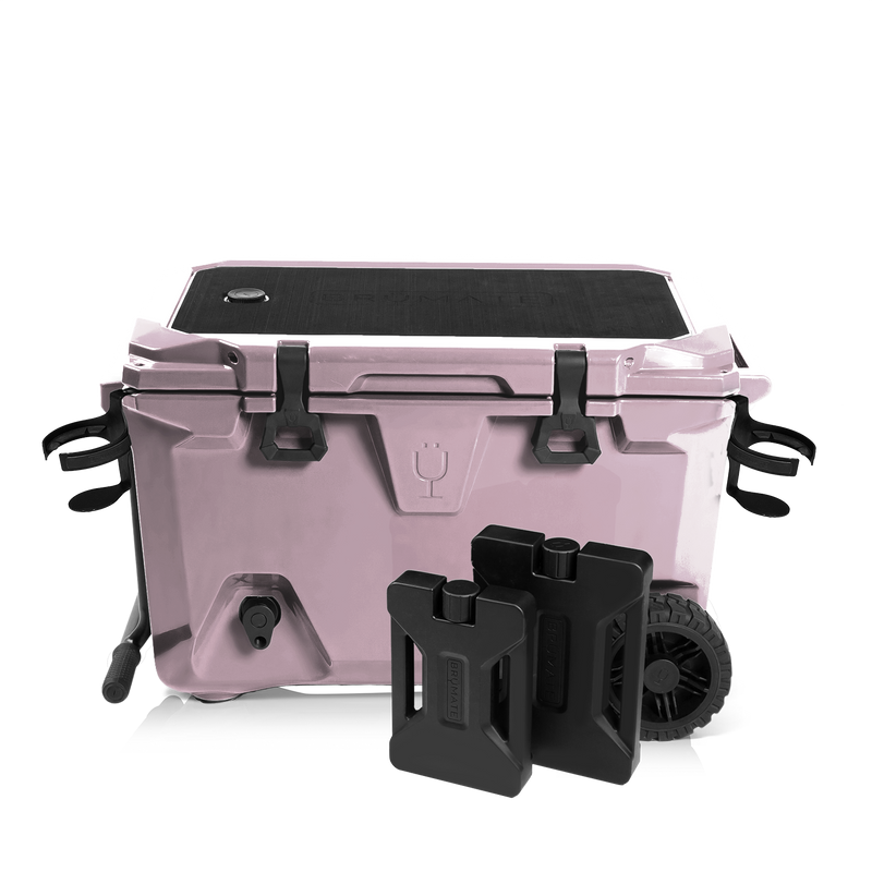 BrüTank 55-Quart Double Drink Holder Cooler Bundle | Lilac Dusk