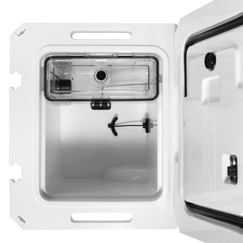 BrüTank 35-Quart Rolling Cooler | Ice White