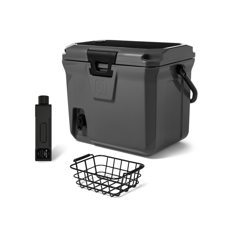 BrüTank 20-Quart Grab + Go Cooler Bundle | Charcoal