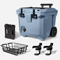 BrüTank 35-Quart Ultimate Day Trip Cooler Bundle | Denim